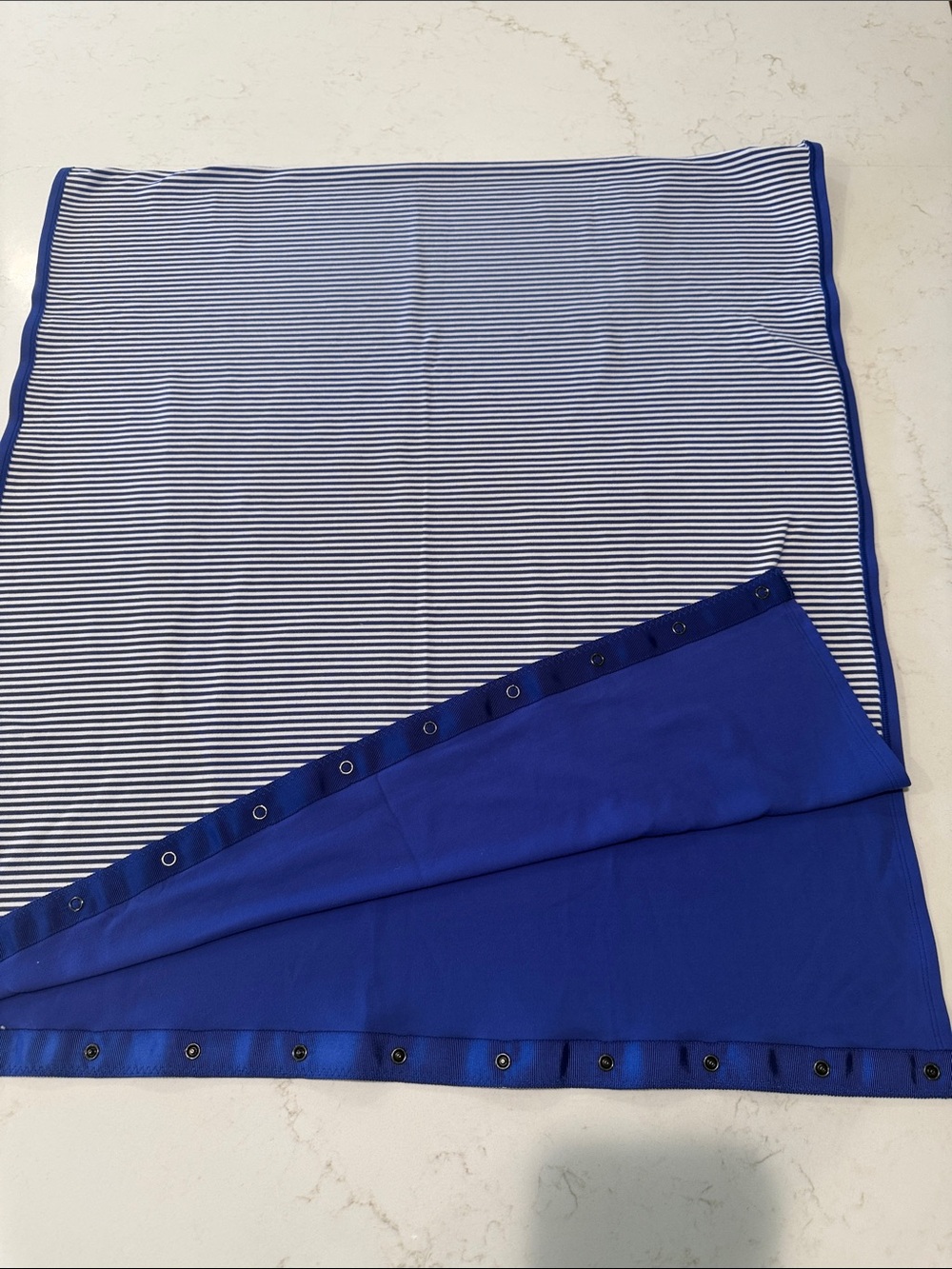 lululemon athletica Purple and White Striped Lightweight Wrap